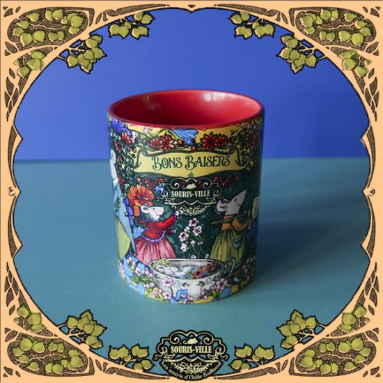 Souris-ville mug red