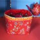 Sewing kit Large Fabric Basket - Darjeeling