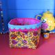 Sewing kit Large Fabric Basket - Darjeeling