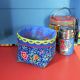 Sewing kit Large Fabric Basket - Darjeeling