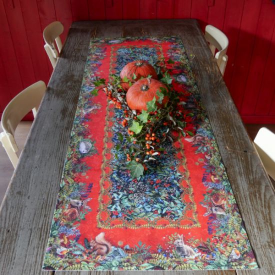 Woodland table runner