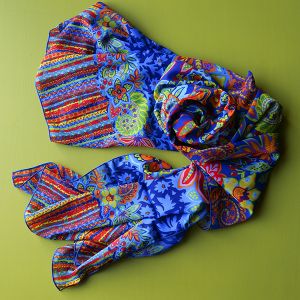 Foulard Kanha bleu nuit