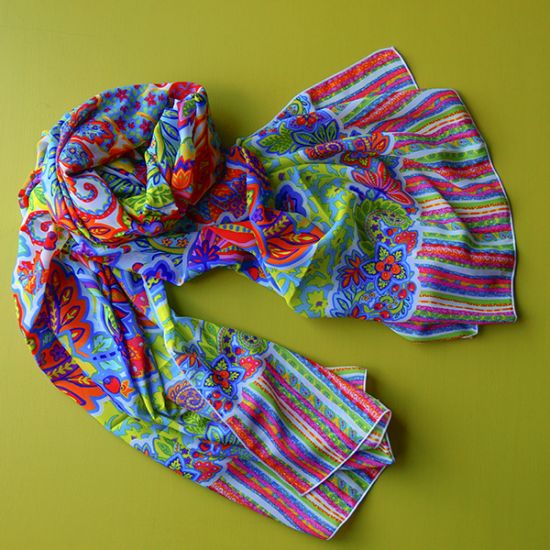 Foulard Kanha blanc