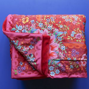 Red India Throw 175 x 140 cm